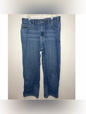 Pre-Owned Shady ltd. Denim Medium Wash Blue Jeans Size 36 Y2K Wide Leg Vintage